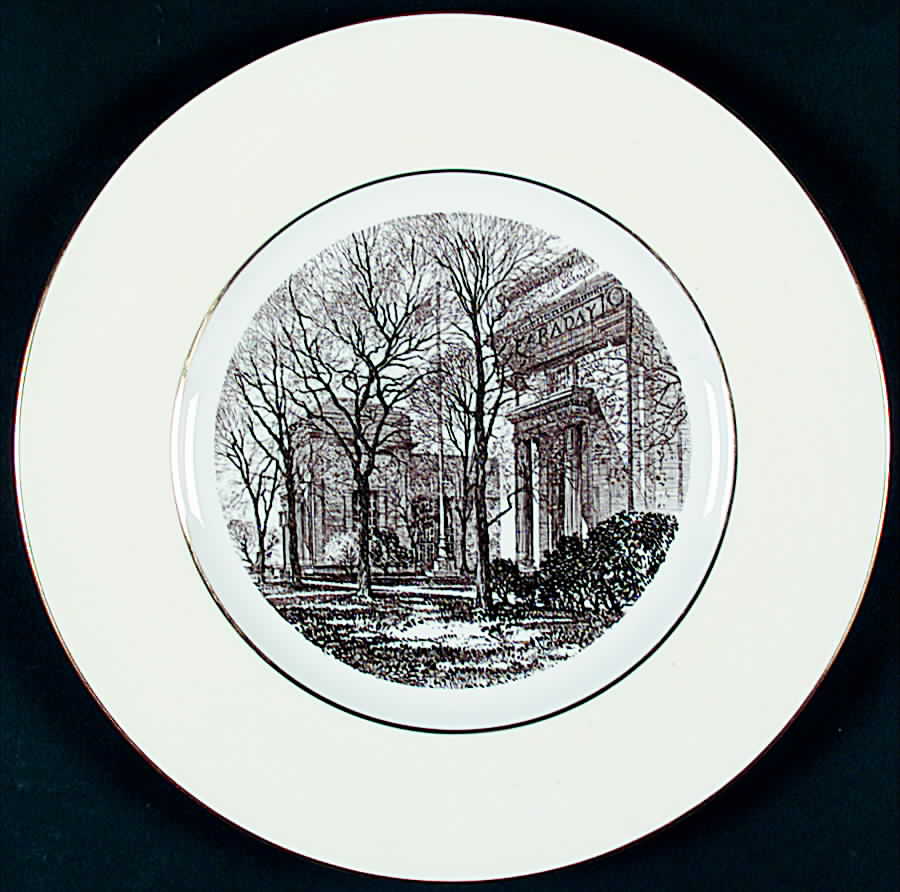 Massachusetts Institute of Tech Brown Dinner Plate by Wedgwood-1