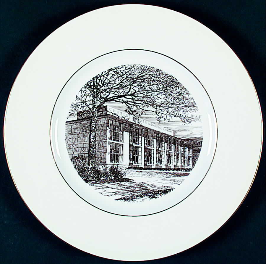 Massachusetts Institute of Tech Brown Dinner Plate by Wedgwood-1