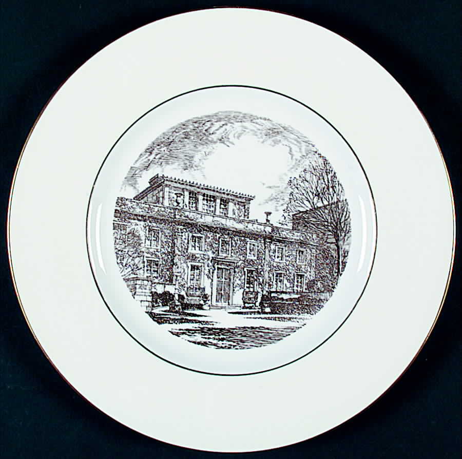 Massachusetts Institute of Tech Brown Dinner Plate by Wedgwood-1