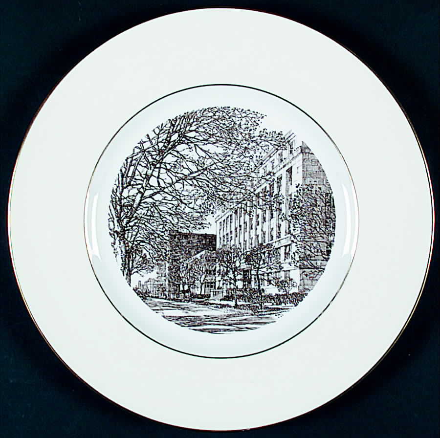 Massachusetts Institute of Tech Brown Dinner Plate by Wedgwood-1