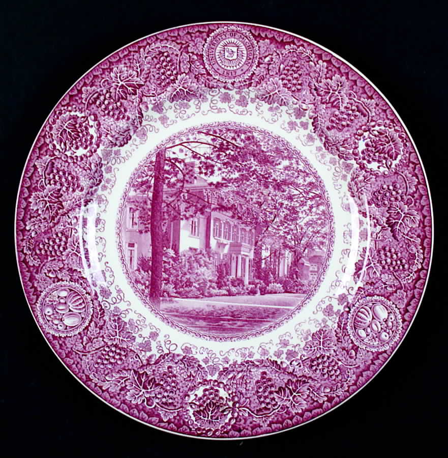 University of Michigan Mulberry Dinner Plate by Wedgwood-1