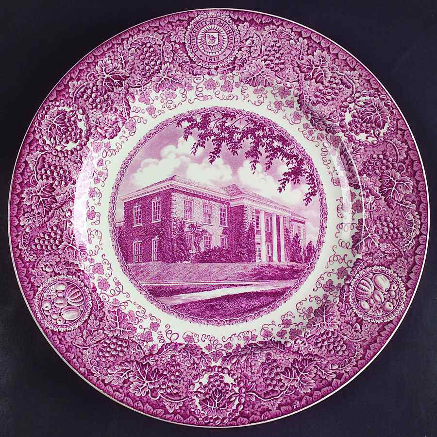 University of Michigan Mulberry Dinner Plate by Wedgwood-1