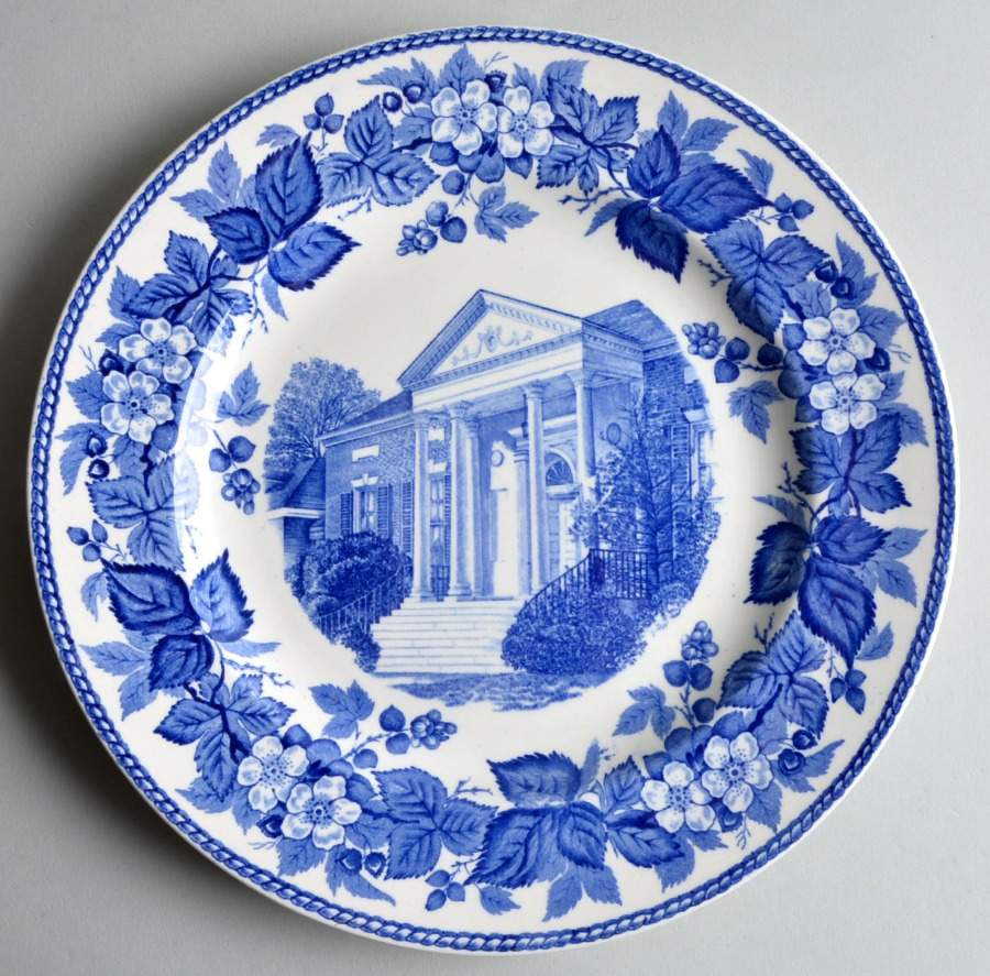 University of North Carolina Blue Dinner Plate by Wedgwood-1