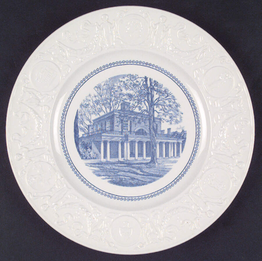 University of Virginia Blue Dinner Plate by Wedgwood-1