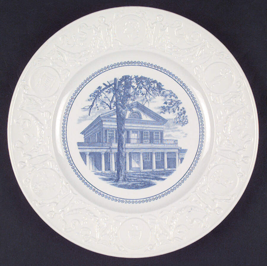 University of Virginia Blue Dinner Plate by Wedgwood-1