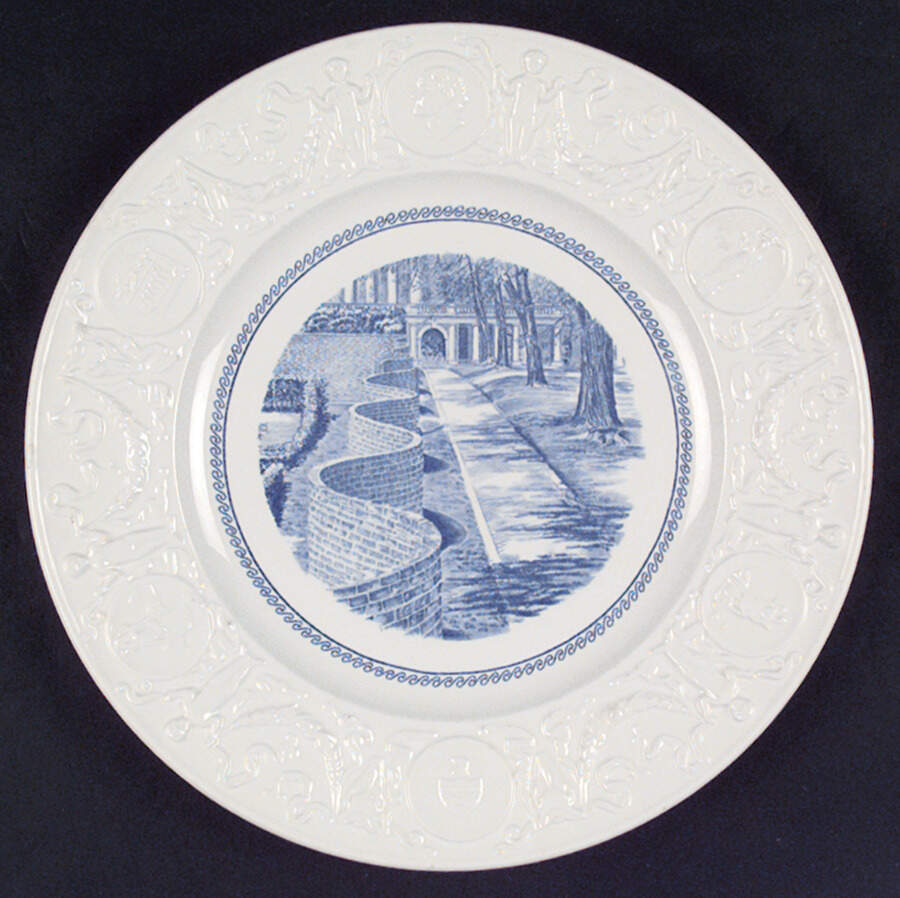 University of Virginia Blue Dinner Plate by Wedgwood-1