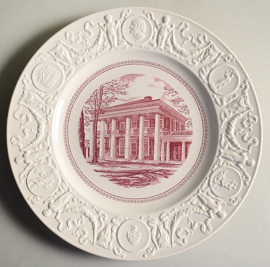 University of Virginia Mulberry Dinner Plate by Wedgwood-1
