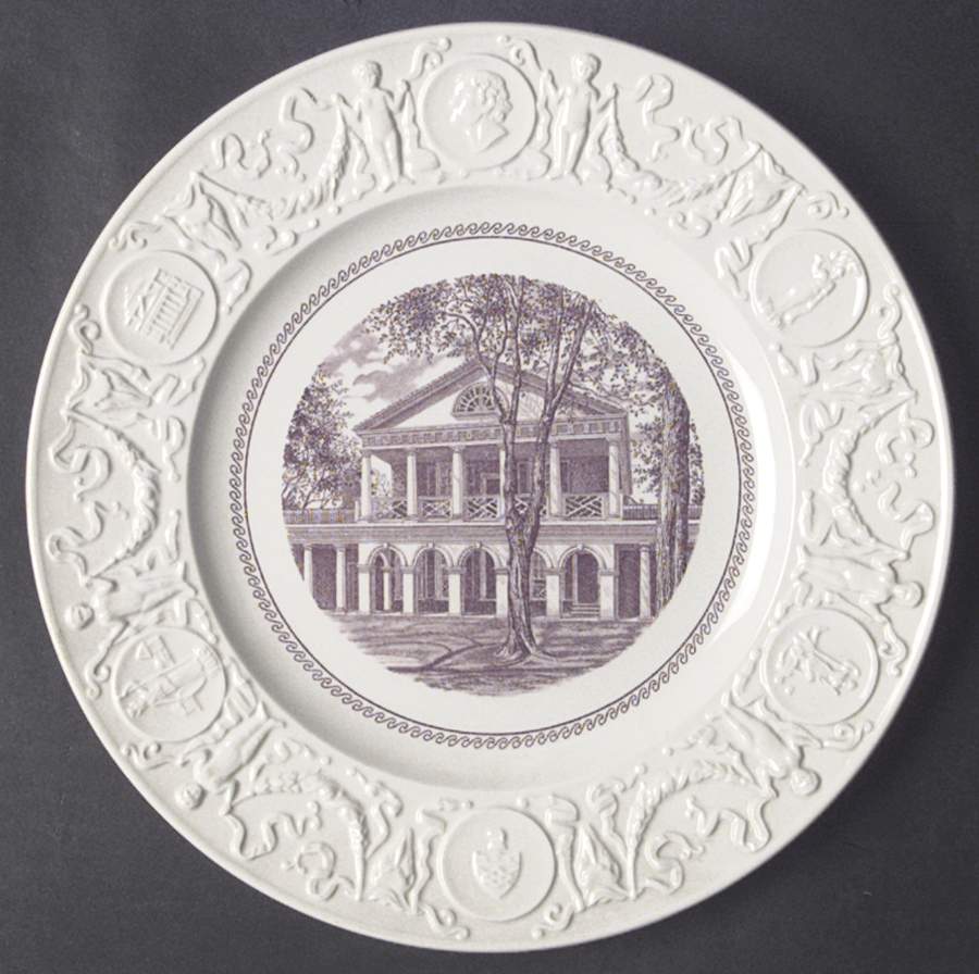 University of Virginia Mulberry Dinner Plate by Wedgwood-1