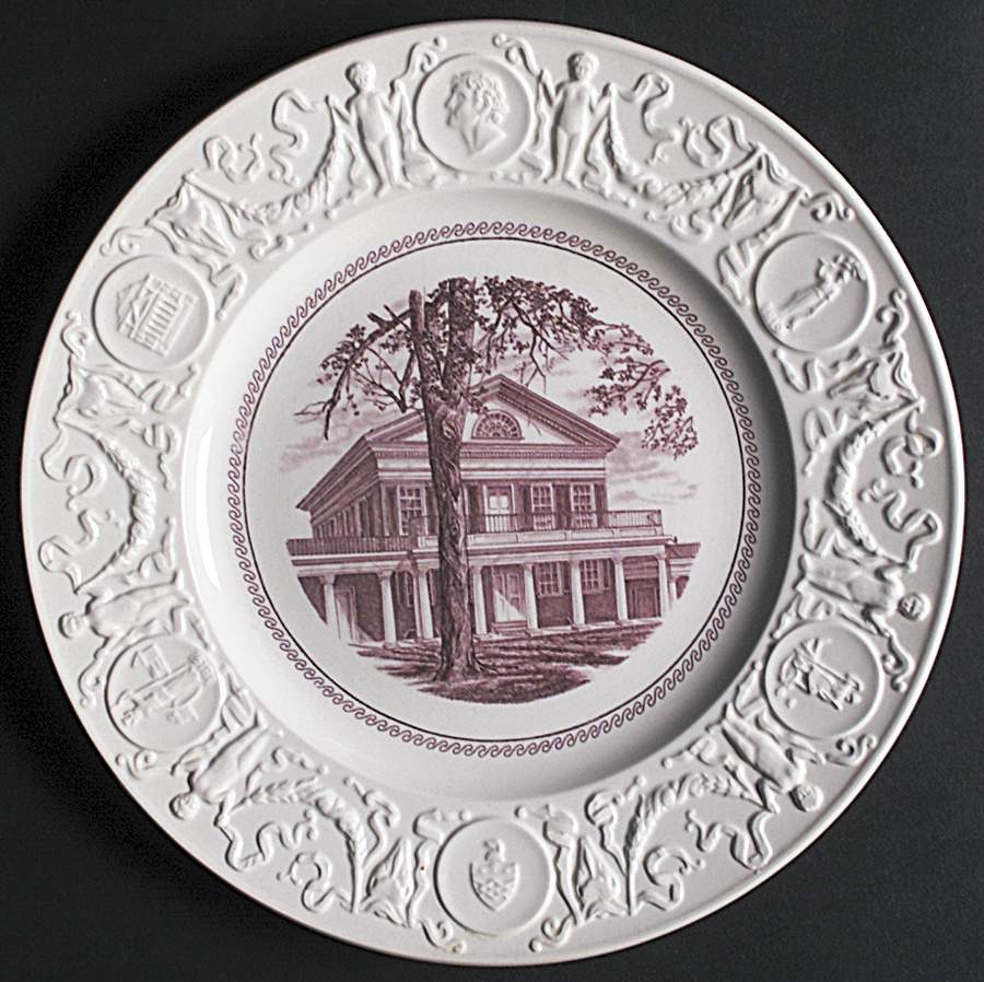 University of Virginia Mulberry Dinner Plate by Wedgwood-1