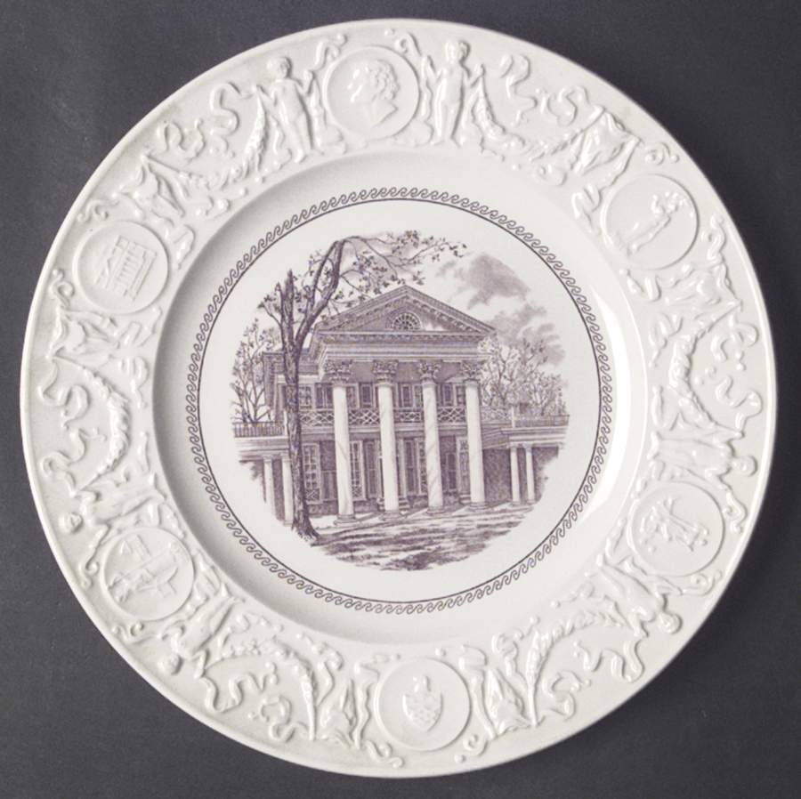 University of Virginia Mulberry Dinner Plate by Wedgwood-1