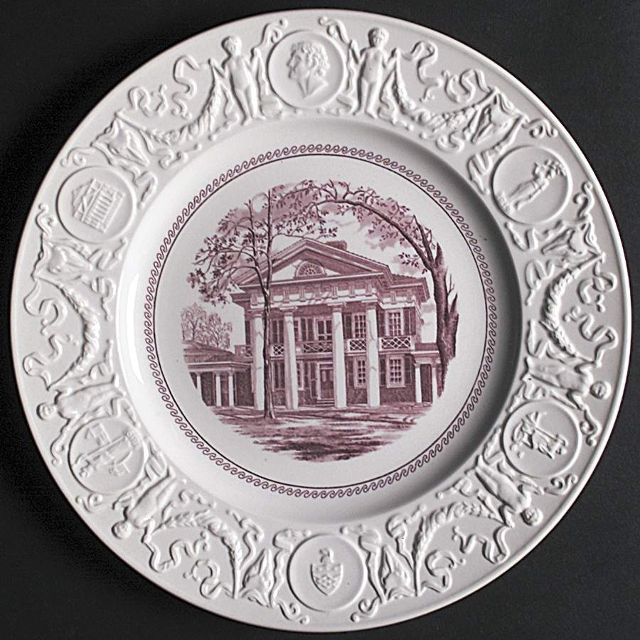 University of Virginia Mulberry Dinner Plate by Wedgwood-1