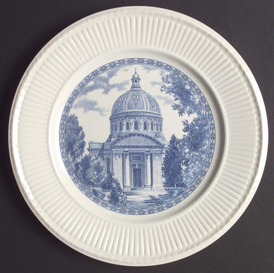 United States Naval Academy Blue (Edme) Dinner Plate by Wedgwood-1