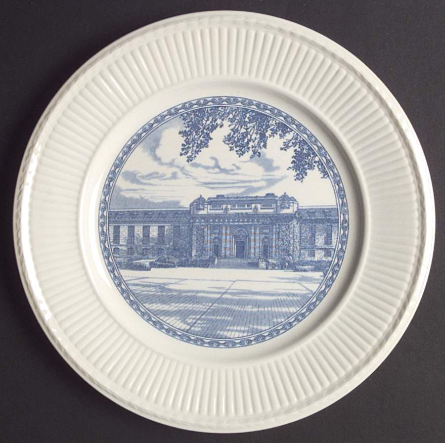 United States Naval Academy Blue (Edme) Dinner Plate by Wedgwood-1