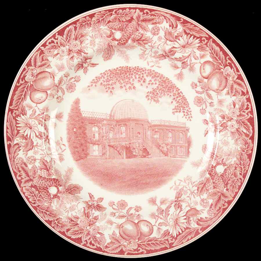 Vassar College Pink Dinner Plate by Wedgwood-1