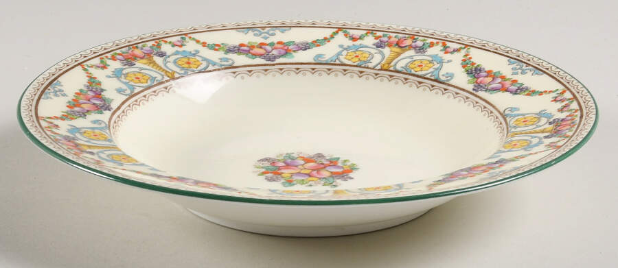 Ventnor (Ivory Background) Rim Cereal Bowl by Wedgwood-1