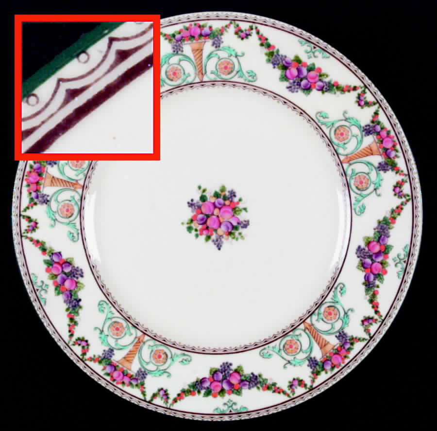 Ventnor (Ivory Background) Dinner Plate by Wedgwood-1