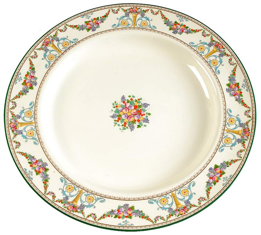 Ventnor (Ivory Background) 15" Chop Plate (Round Platter) by Wedgwood-1