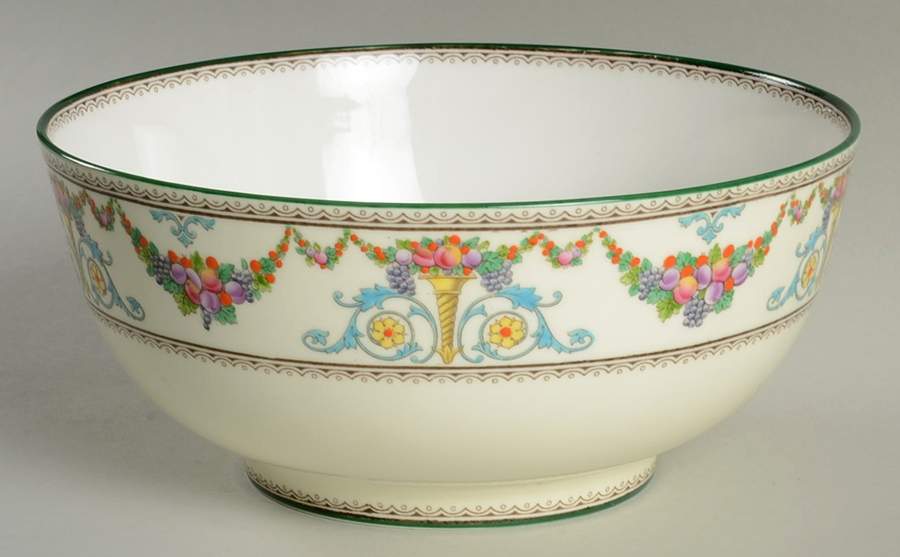 Ventnor (Ivory Background) 8" Salad Serving Bowl by Wedgwood-1