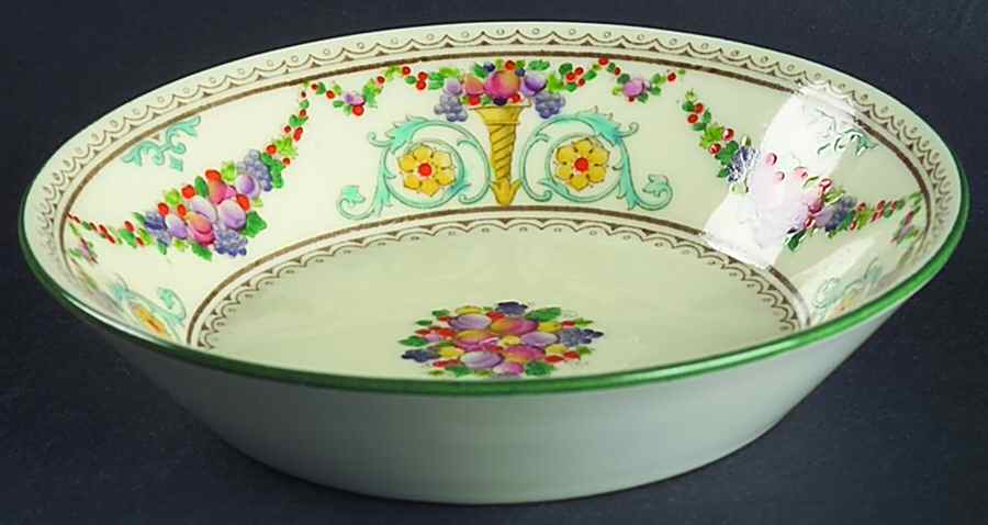 Ventnor (Ivory Background) Fruit/Dessert (Sauce) Bowl by Wedgwood-1