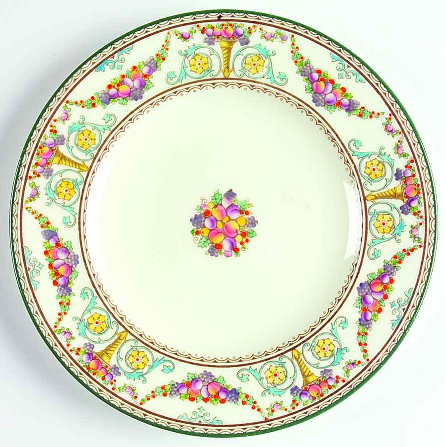 Ventnor (Ivory Background) Dessert/Pie Plate by Wedgwood-1