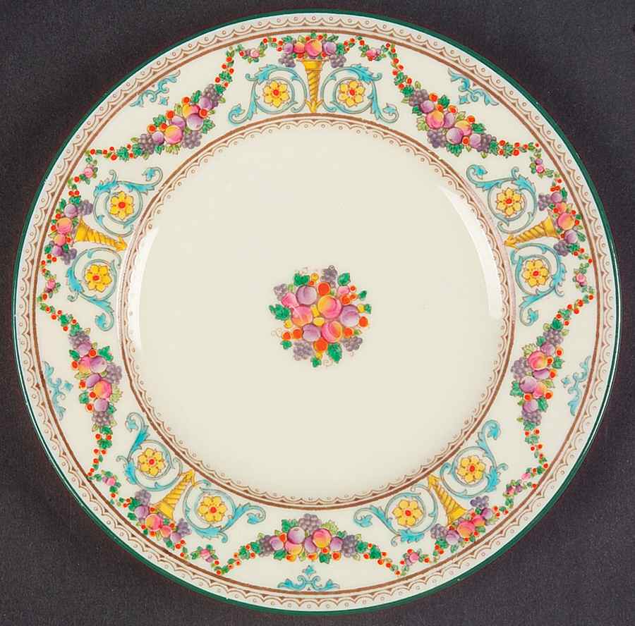 Ventnor (Ivory Background) Bread & Butter Plate by Wedgwood-1