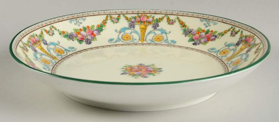 Ventnor (Ivory Background) Bread and Butter Bowl by Wedgwood-1