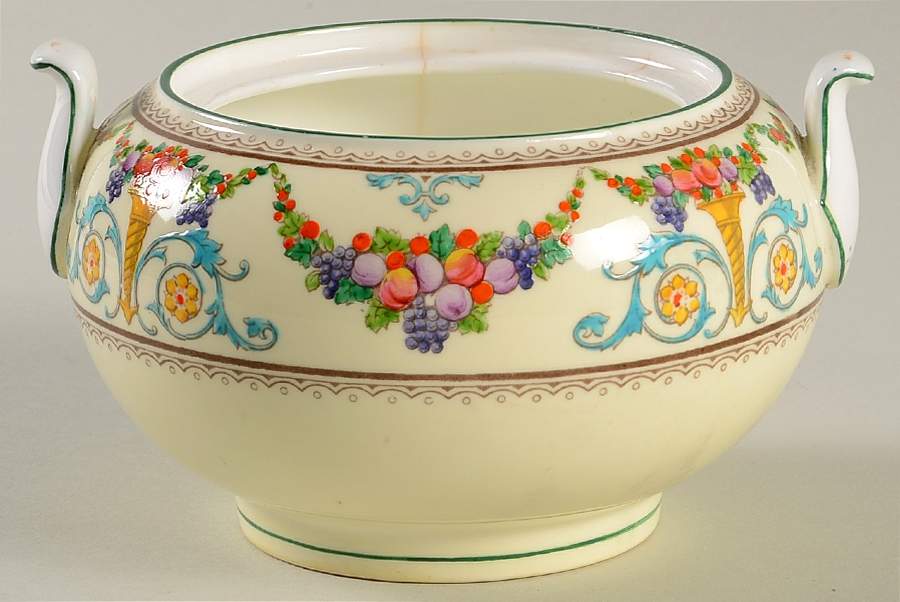 Ventnor (Ivory Background) 146 Shape Sugar Bowl No Lid by Wedgwood-1