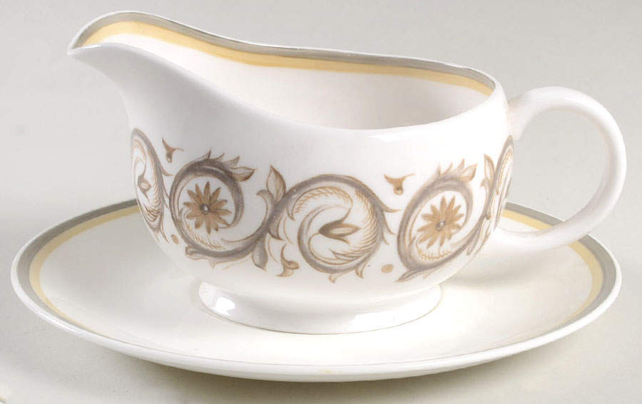 Venetia Gravy Boat & Underplate by Wedgwood-1
