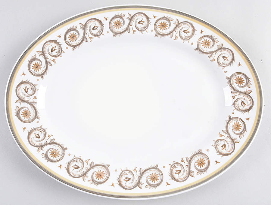 Venetia 15" Oval Serving Platter by Wedgwood-1