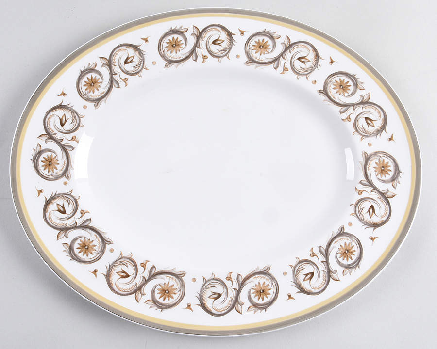 Venetia 13" Oval Serving Platter by Wedgwood-1
