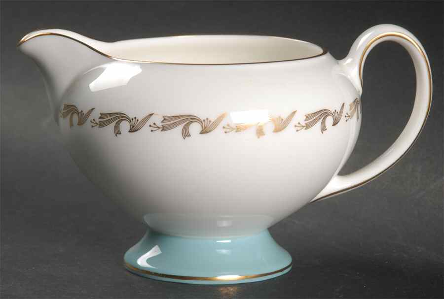 Venus Gold Design Leigh Shape Creamer by Wedgwood-1