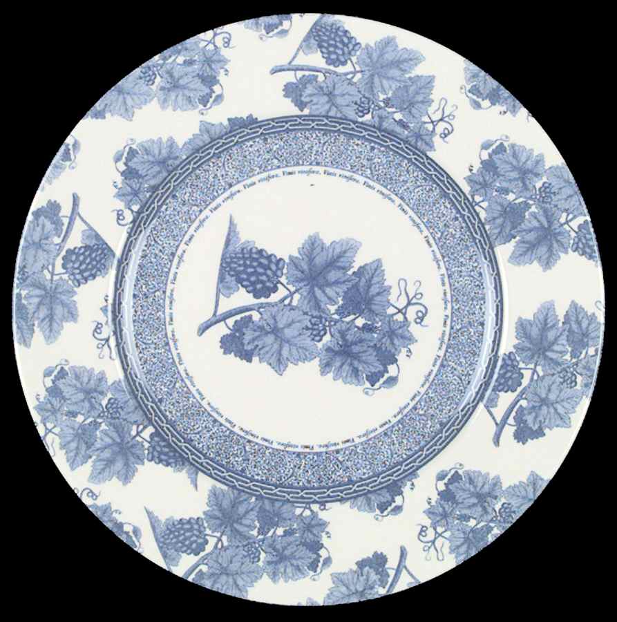 Vintage Blue Dinner Plate by Wedgwood-1