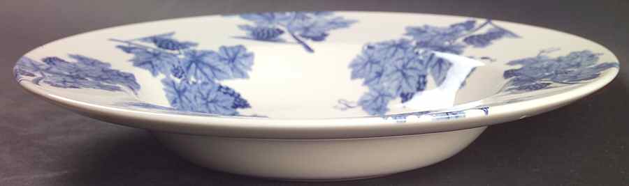 Vintage Blue Large Rim Soup Bowl by Wedgwood-1