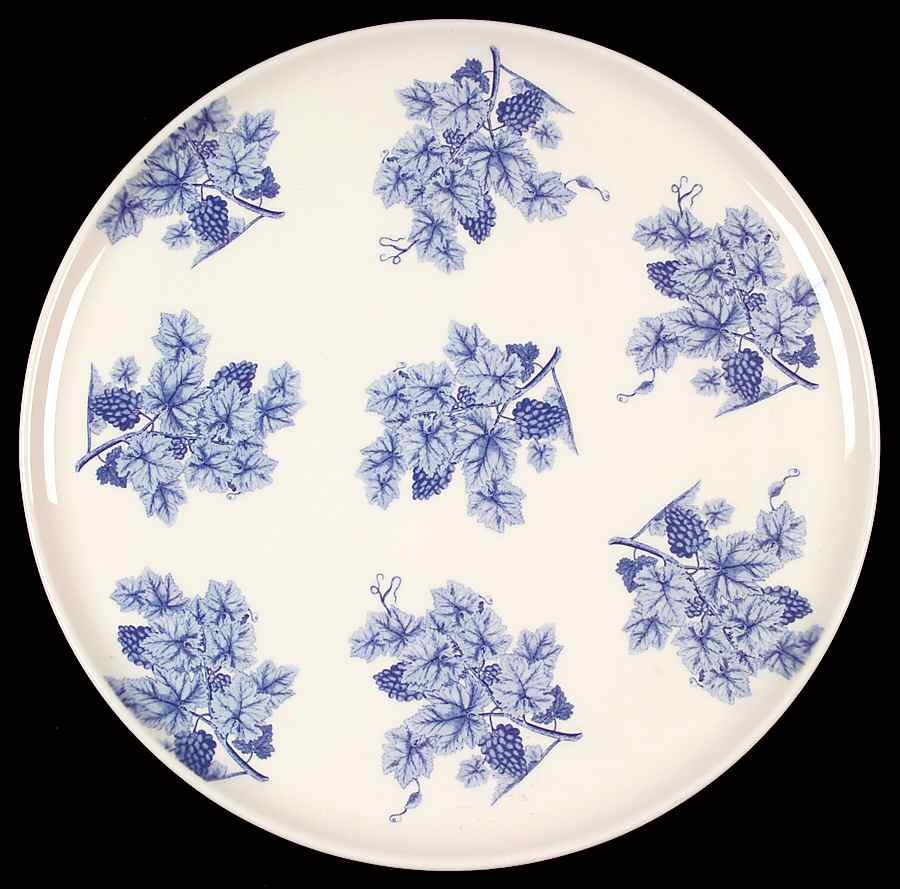 Vintage Blue 12" Chop Plate (Round Platter) by Wedgwood-1