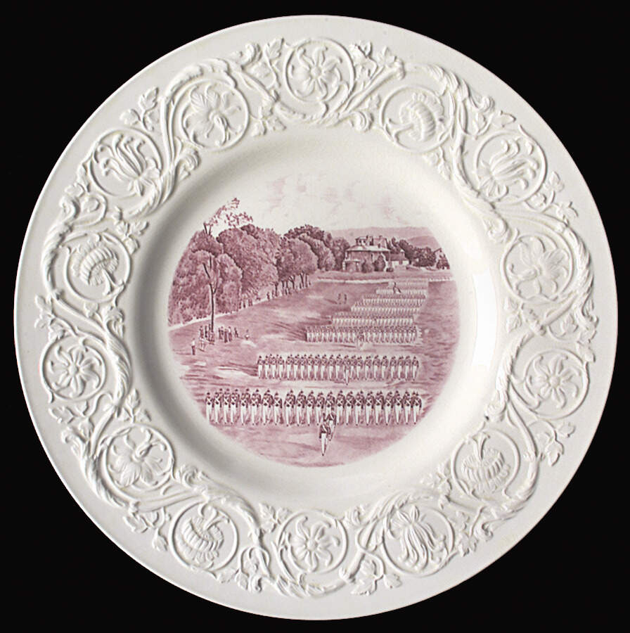 Virginia Military Institute Mulberry Dinner Plate by Wedgwood-1