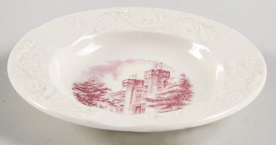 Virginia Military Institute Mulberry 4" Ashtray by Wedgwood-1