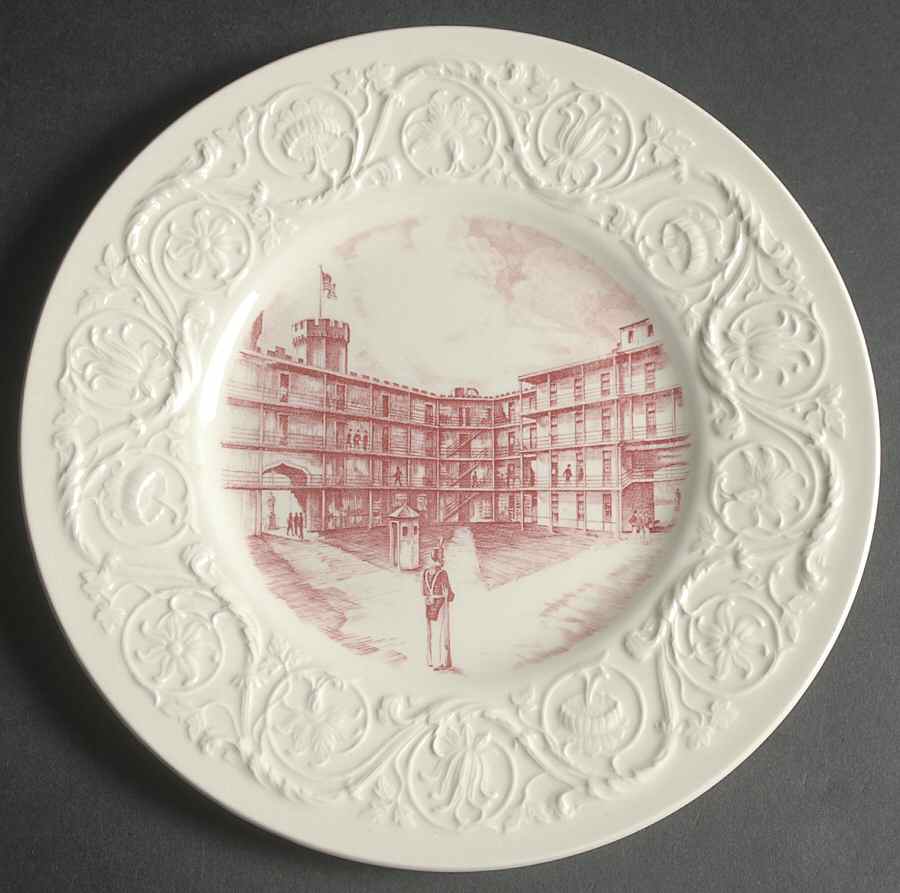 Virginia Military Institute Mulberry Luncheon Plate by Wedgwood-1