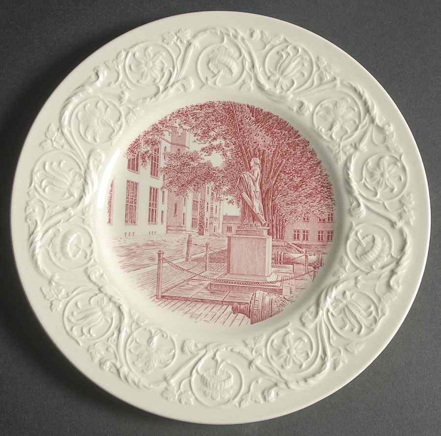 Virginia Military Institute Mulberry Luncheon Plate by Wedgwood-1
