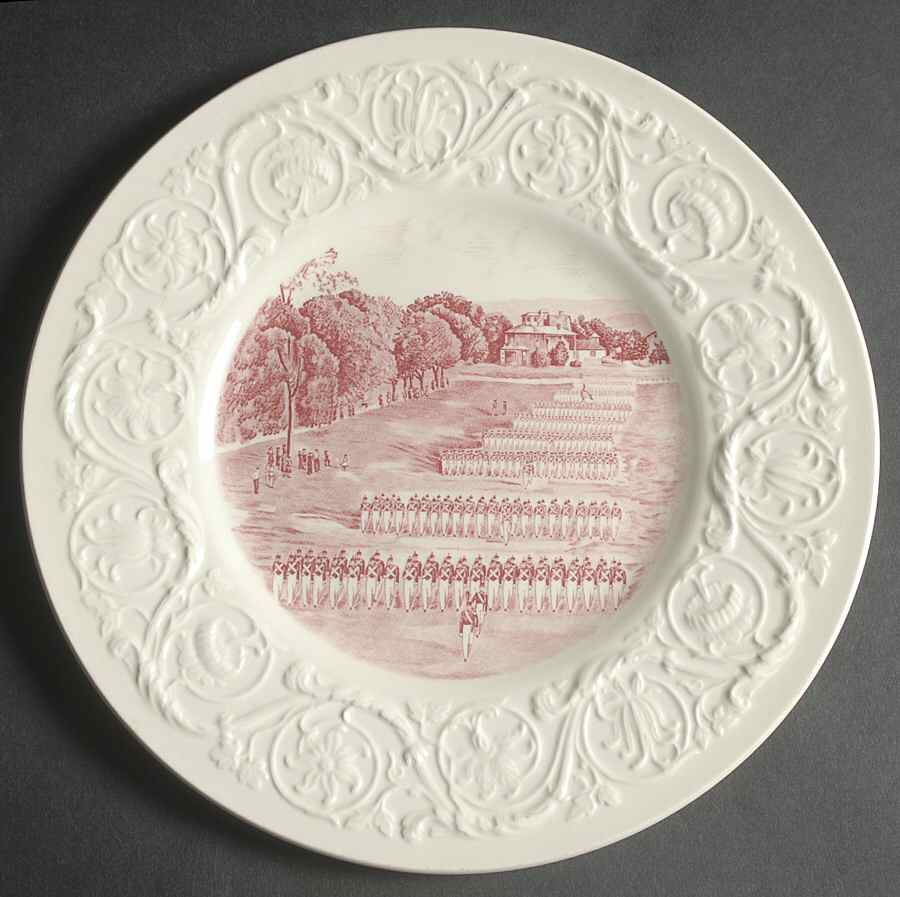 Virginia Military Institute Mulberry Luncheon Plate by Wedgwood-1