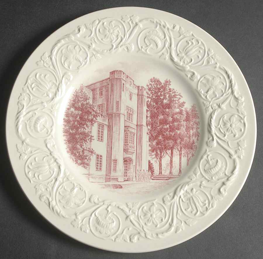 Virginia Military Institute Mulberry Luncheon Plate by Wedgwood-1