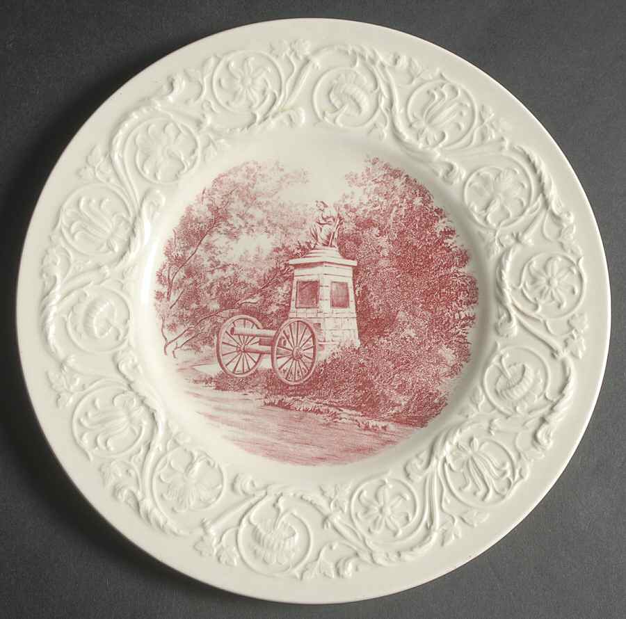 Virginia Military Institute Mulberry Luncheon Plate by Wedgwood-1