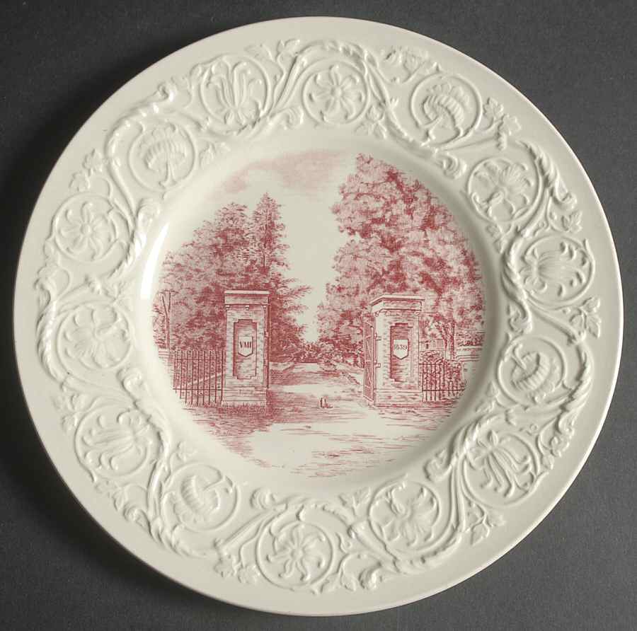 Virginia Military Institute Mulberry Luncheon Plate by Wedgwood-1