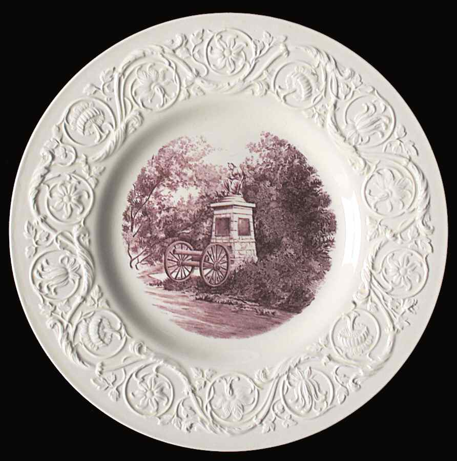 Virginia Military Institute Mulberry Dinner Plate by Wedgwood-1