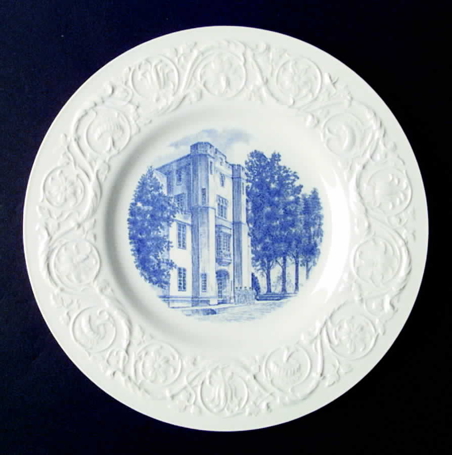 Virginia Military Institute Blue Dinner Plate by Wedgwood-1