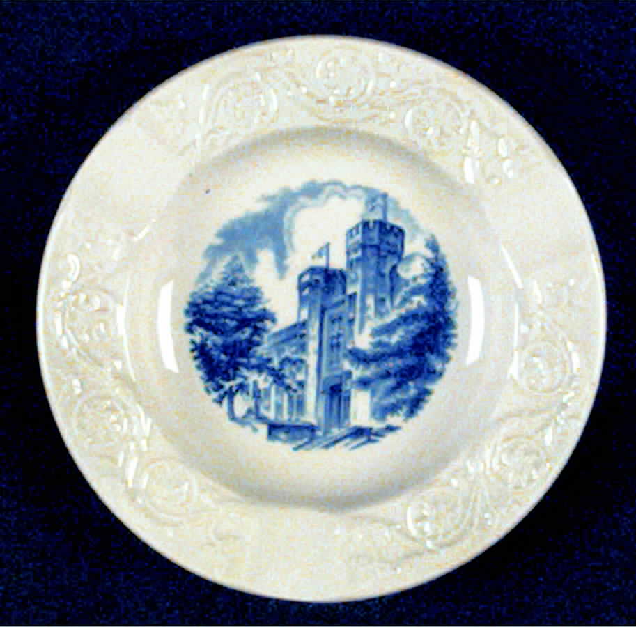 Virginia Military Institute Blue 4" Ashtray by Wedgwood-1