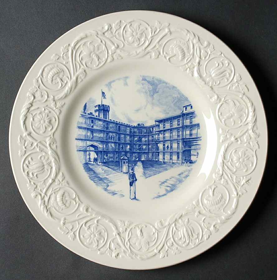 Virginia Military Institute Blue Dinner Plate by Wedgwood-1