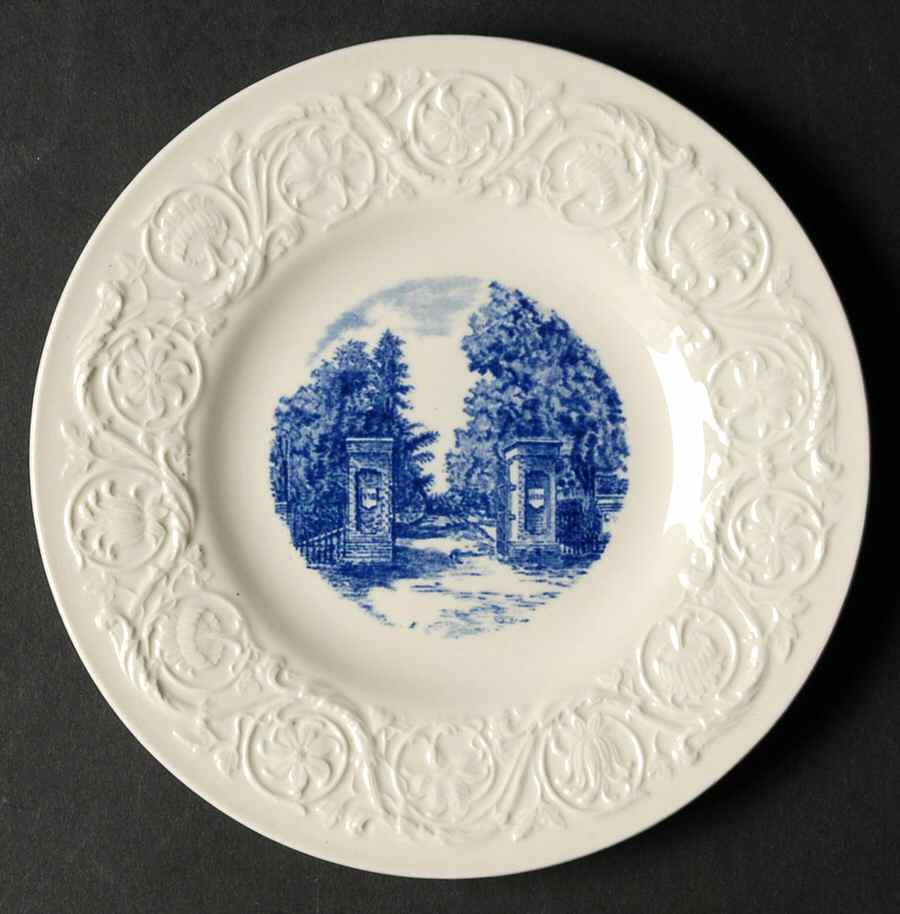 Virginia Military Institute Blue Bread & Butter Plate by Wedgwood-1