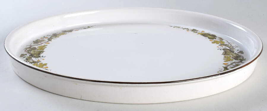 Vine (Croft) 13" Oval Serving Platter by Wedgwood-1