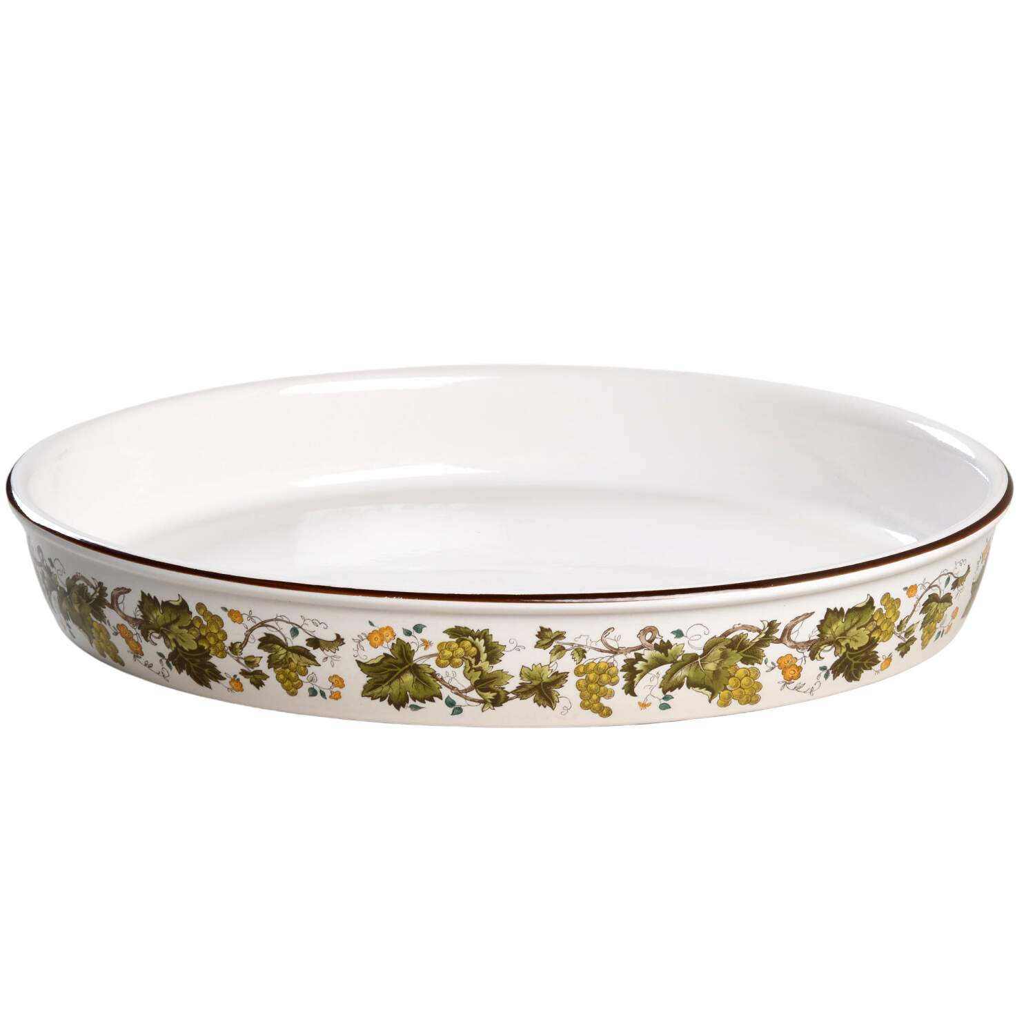 Vine (Croft) 11" Oval Baker by Wedgwood-1