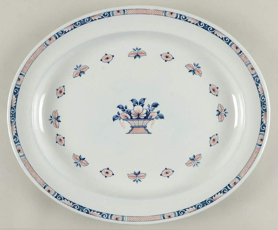 Vieux Rouen 16" Oval Serving Platter by Wedgwood-1